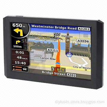 5.0-inch Touch Screen Car GPS Navigation with 4GB Memory and Map, BMP, JPG and PNG Photo Formats